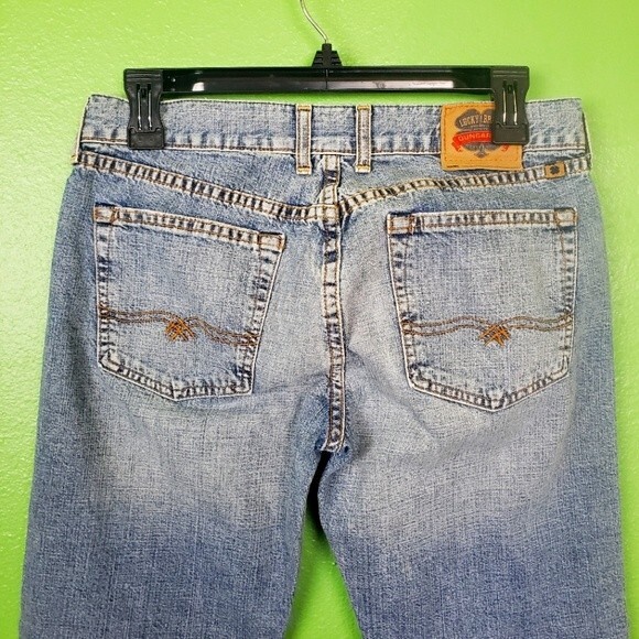Lucky Brand Dungrees Custom E Crop capri Denim Jeans Size 6/28 - Picture 3 of 10